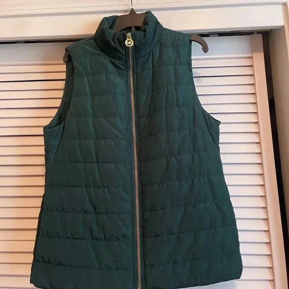 Like New Michael Kors Emerald Green Vest - Picture 1 of 4